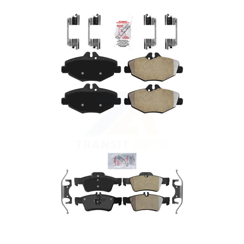 AmeriBRAKES - KNF-100420 - Front and Rear Disc Brake Pad Kits image 1