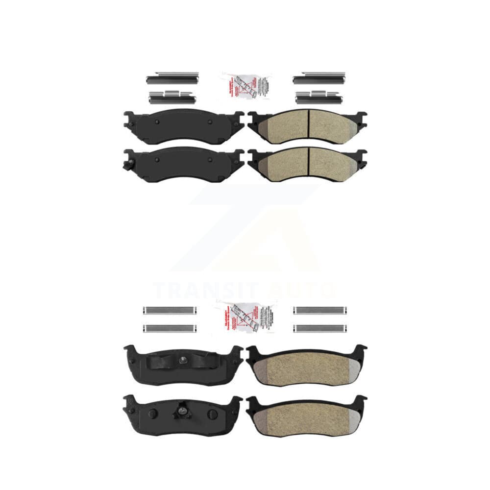 AmeriBRAKES - KNF-100461 - Front and Rear Disc Brake Pad Kits image 1