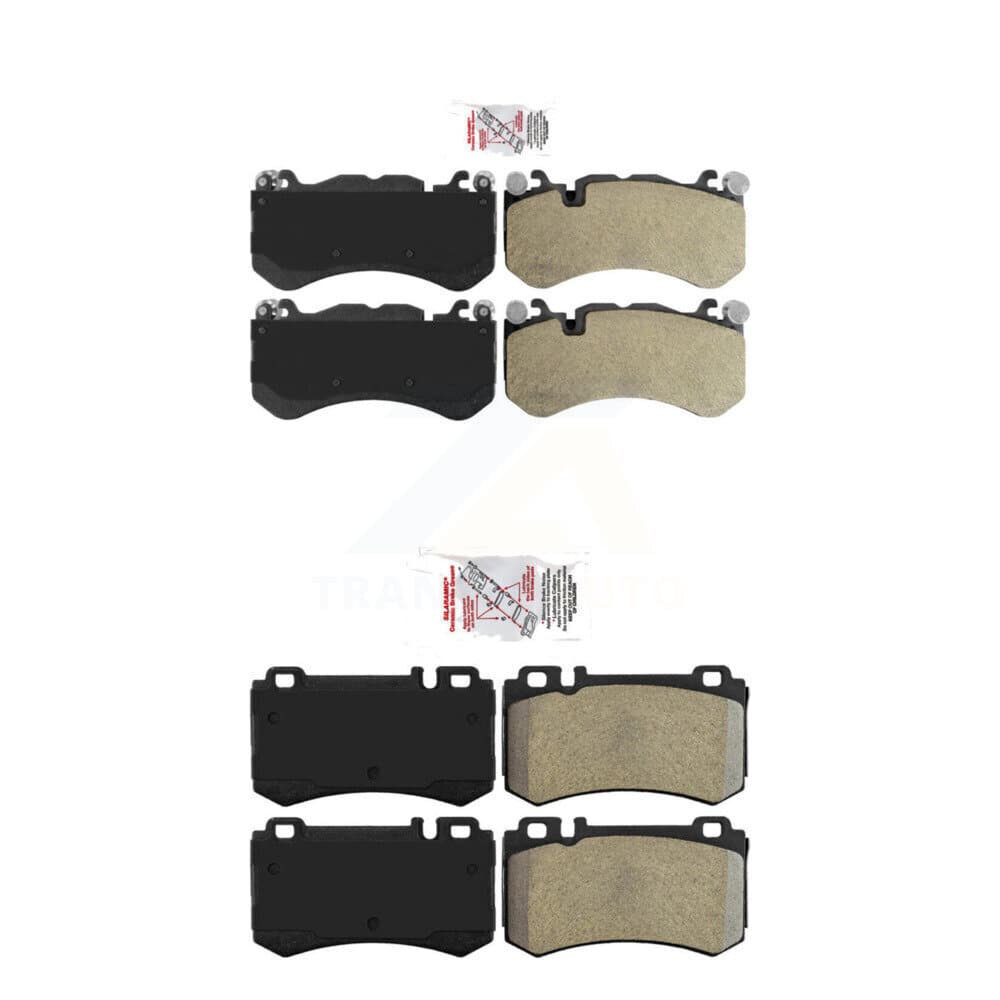 AmeriBRAKES - KNF-100542 - Front and Rear Disc Brake Pad Kits image 1