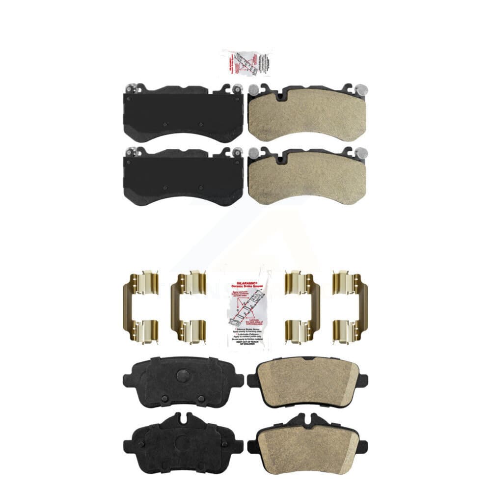 AmeriBRAKES - KNF-100544 - Front and Rear Disc Brake Pad Kits image 1