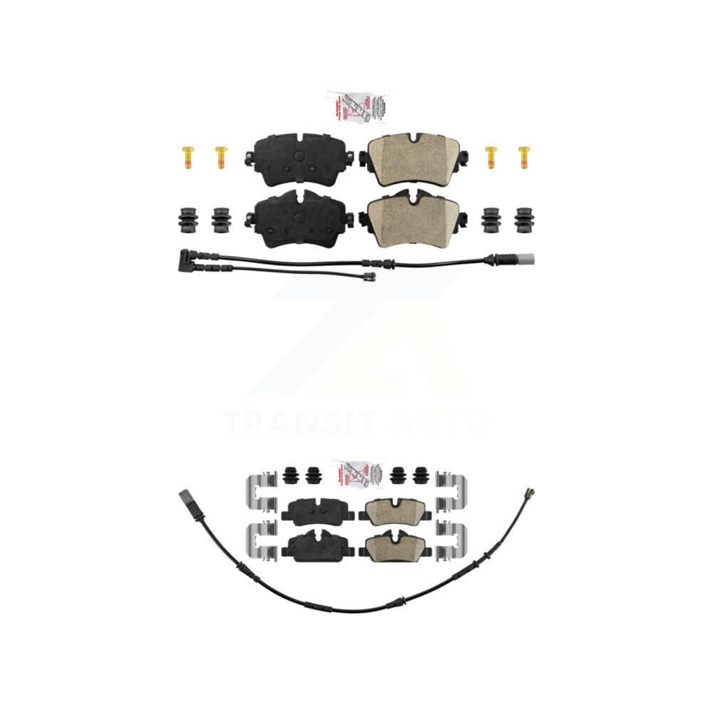 AmeriBRAKES - KNF-100683 - Front and Rear Disc Brake Pad Kits image 1