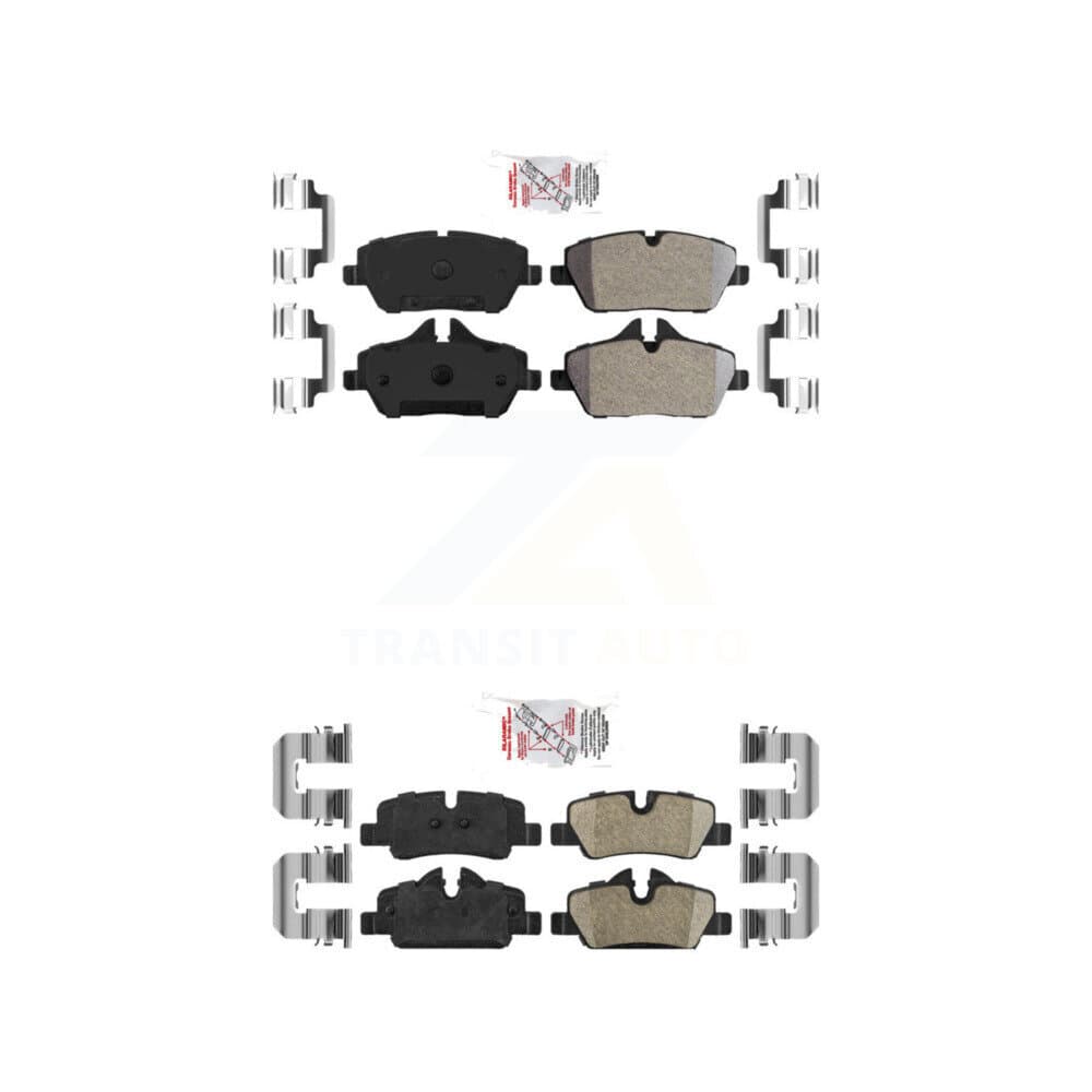 AmeriBRAKES - KNF-100688 - Front and Rear Disc Brake Pad Kits image 1