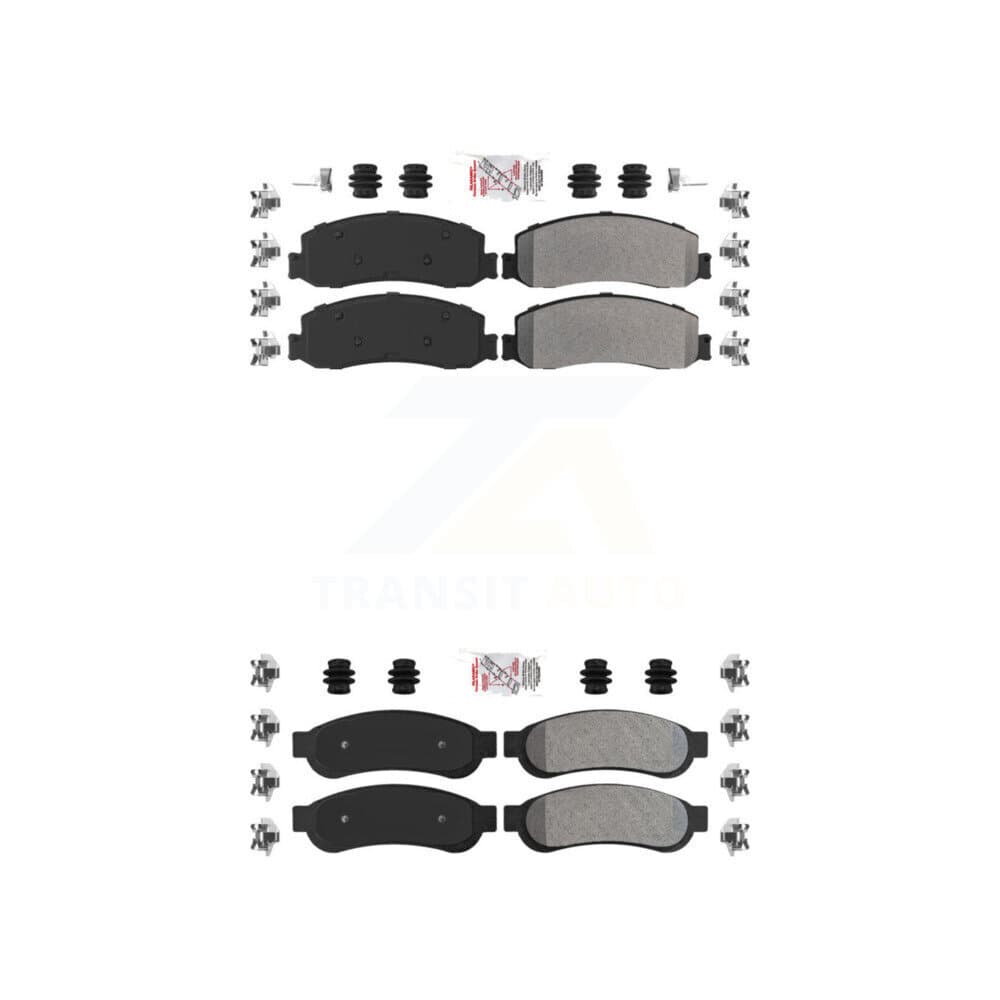 AmeriBRAKES - KNF-100828 - Front and Rear Disc Brake Pad Kits image 1