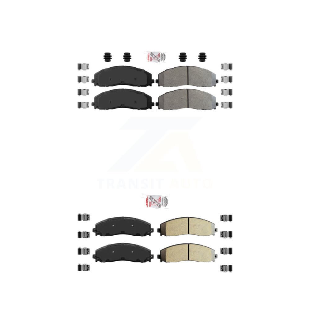 AmeriBRAKES - KNF-100830 - Front and Rear Disc Brake Pad Kits image 1