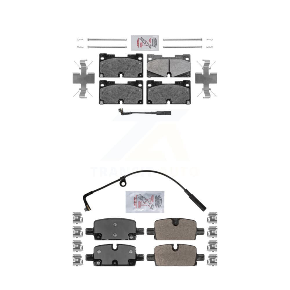 AmeriBRAKES - KNF-100855 - Front and Rear Disc Brake Pad Kits image 1
