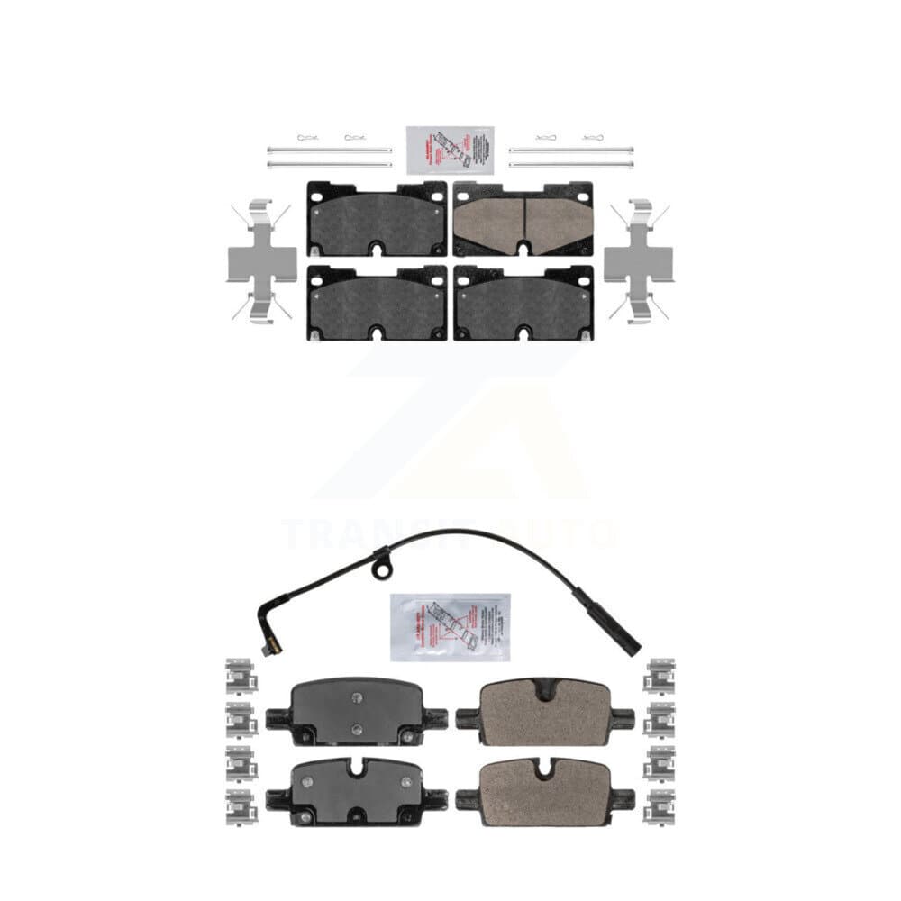AmeriBRAKES - KNF-100857 - Front and Rear Disc Brake Pad Kits image 1