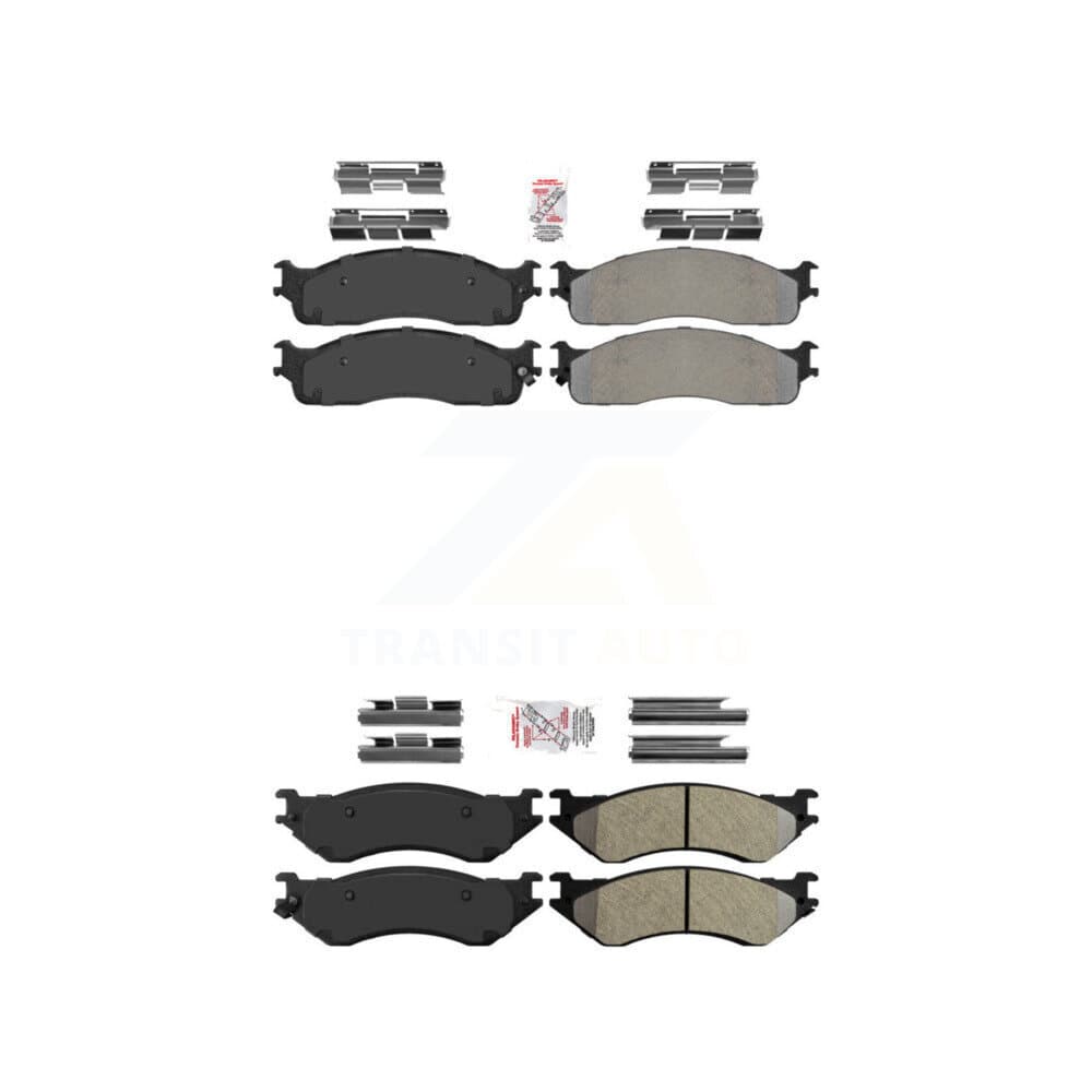 AmeriBRAKES - KNF-100992 - Front and Rear Disc Brake Pad Kits image 1