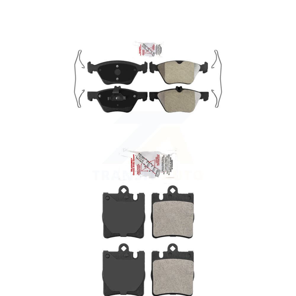 AmeriBRAKES - KNF-101027 - Front and Rear Disc Brake Pad Kits image 1