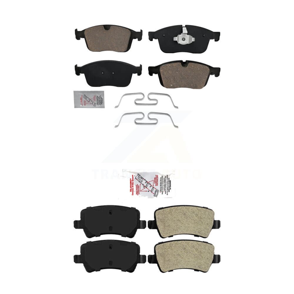 AmeriBRAKES - KNF-101033 - Front and Rear Disc Brake Pad Kits image 1