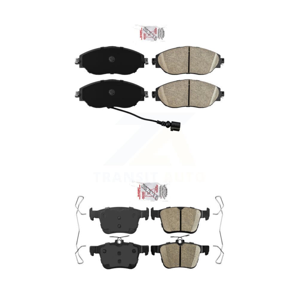 AmeriBRAKES - KNF-101065 - Front and Rear Disc Brake Pad Kits image 1