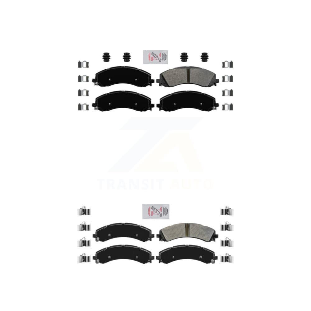 AmeriBRAKES - KNF-101079 - Front and Rear Disc Brake Pad Kits image 1