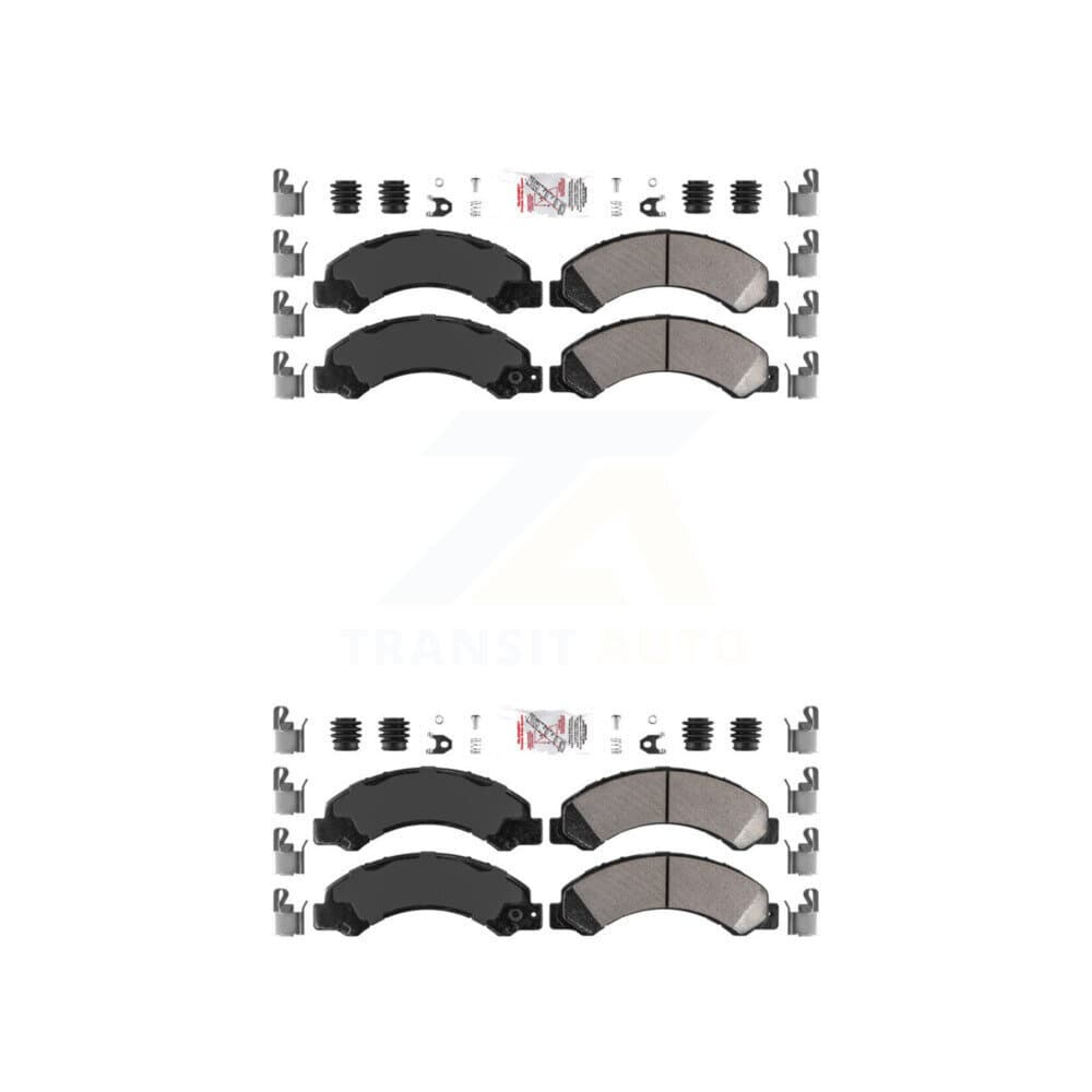 AmeriBRAKES - KNF-101090 - Front and Rear Disc Brake Pad Kits image 1