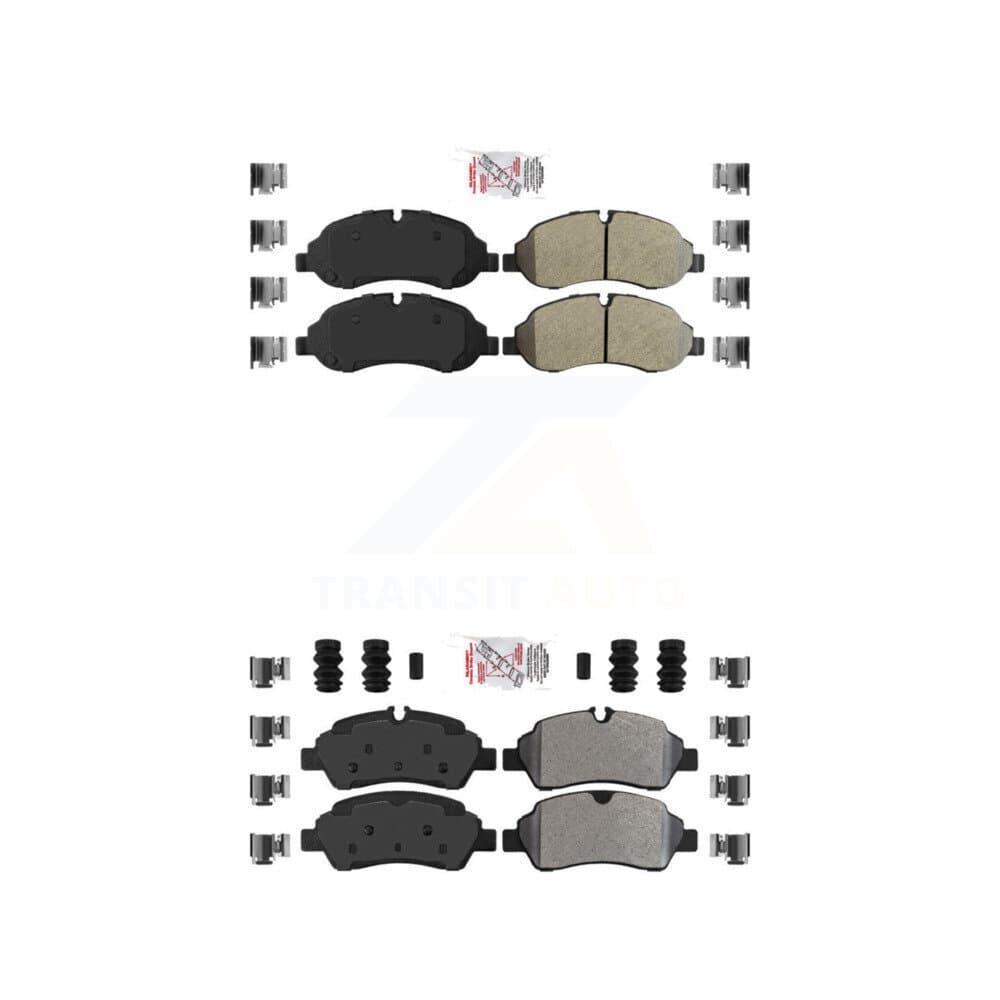 AmeriBRAKES - KNF-101136 - Front and Rear Disc Brake Pad Kits image 1