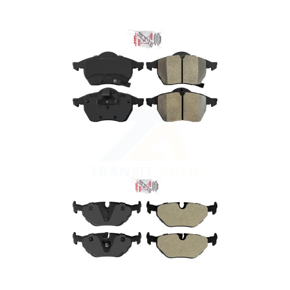AmeriBRAKES - KNF-101166 - Front and Rear Disc Brake Pad Kits image 1