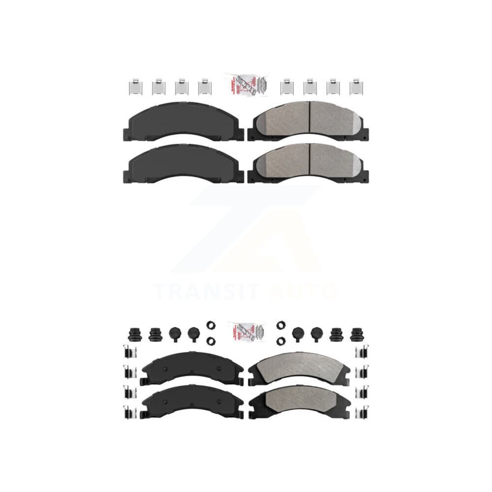 AmeriBRAKES - KNF-101312 - Front and Rear Disc Brake Pad Kits image 1
