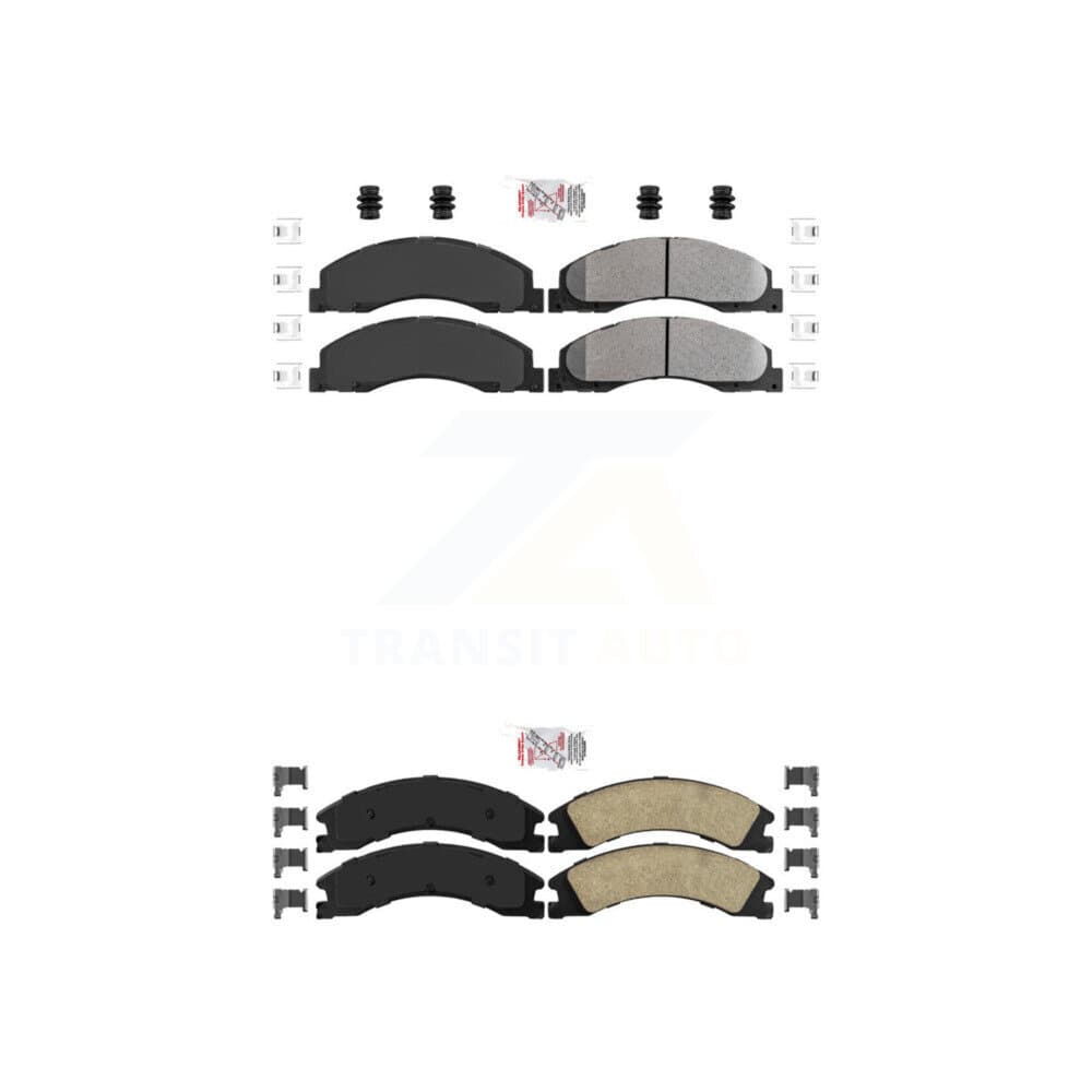 AmeriBRAKES - KNF-101315 - Front and Rear Disc Brake Pad Kits image 1
