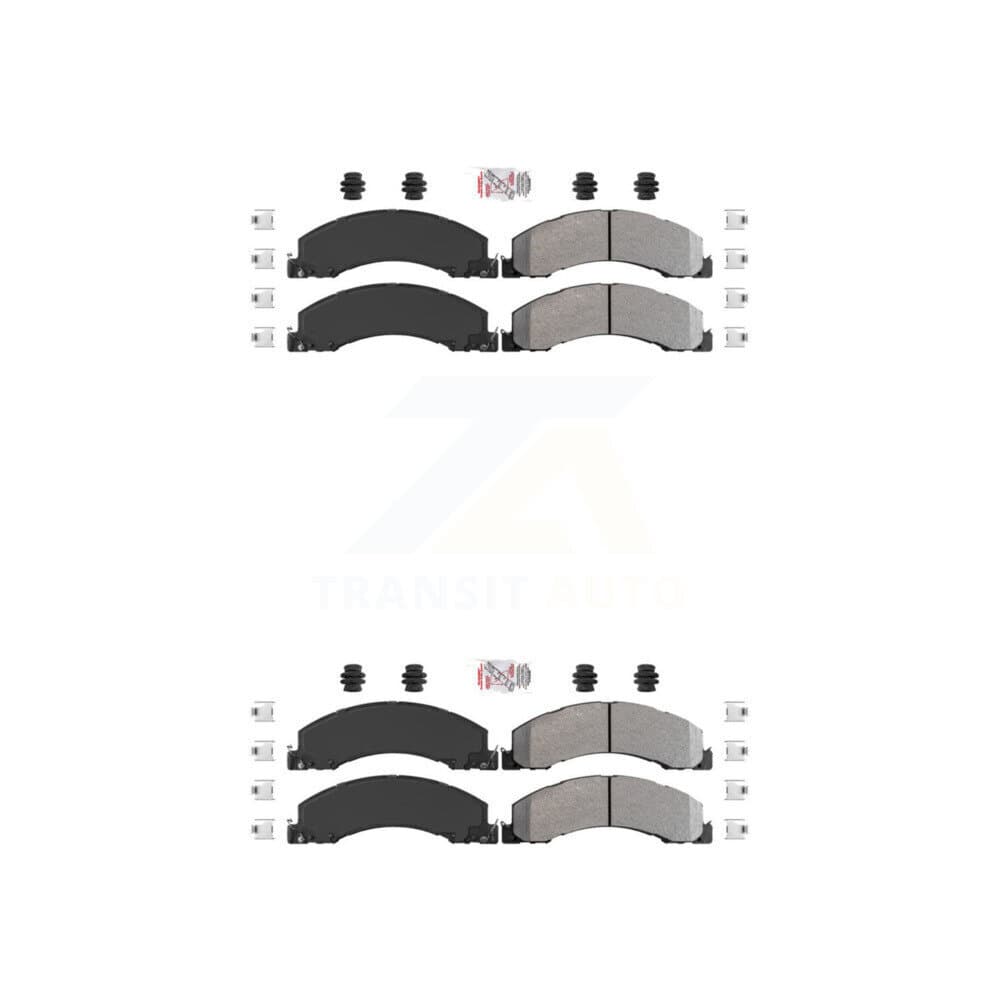 AmeriBRAKES - KNF-101321 - Front and Rear Disc Brake Pad Kits image 1