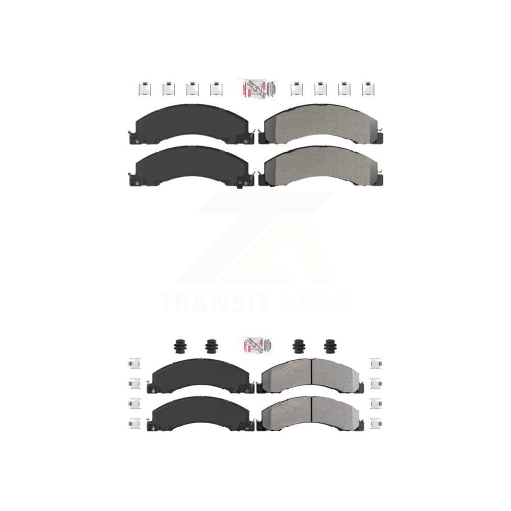 AmeriBRAKES - KNF-101323 - Front and Rear Disc Brake Pad Kits image 1