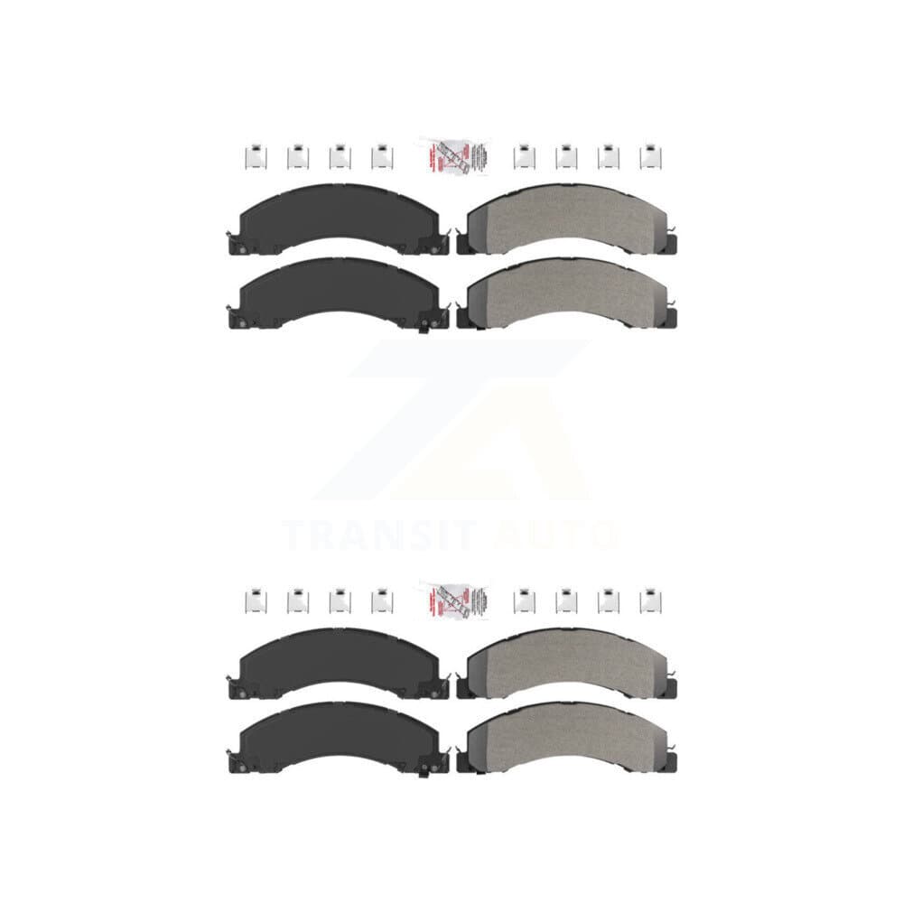 AmeriBRAKES - KNF-101324 - Front and Rear Disc Brake Pad Kits image 1