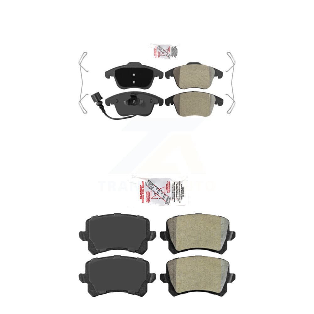 AmeriBRAKES - KNF-101337 - Front and Rear Disc Brake Pad Kits image 1
