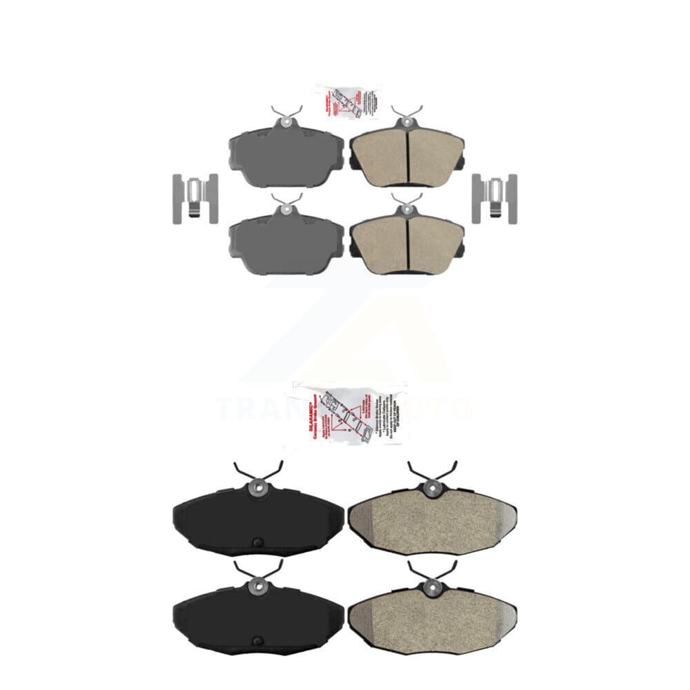 AmeriBRAKES - KNF-101344 - Front and Rear Disc Brake Pad Kits image 1