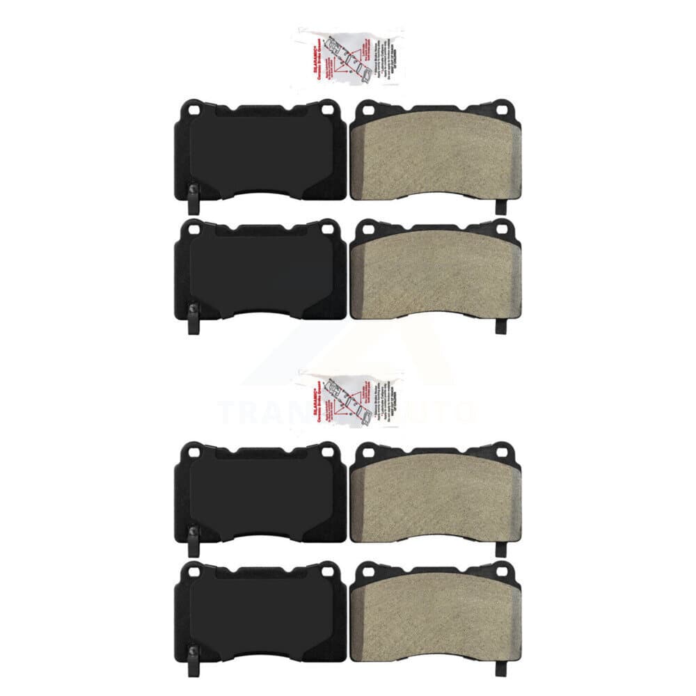 AmeriBRAKES - KNF-101354 - Front and Rear Disc Brake Pad Kits image 1