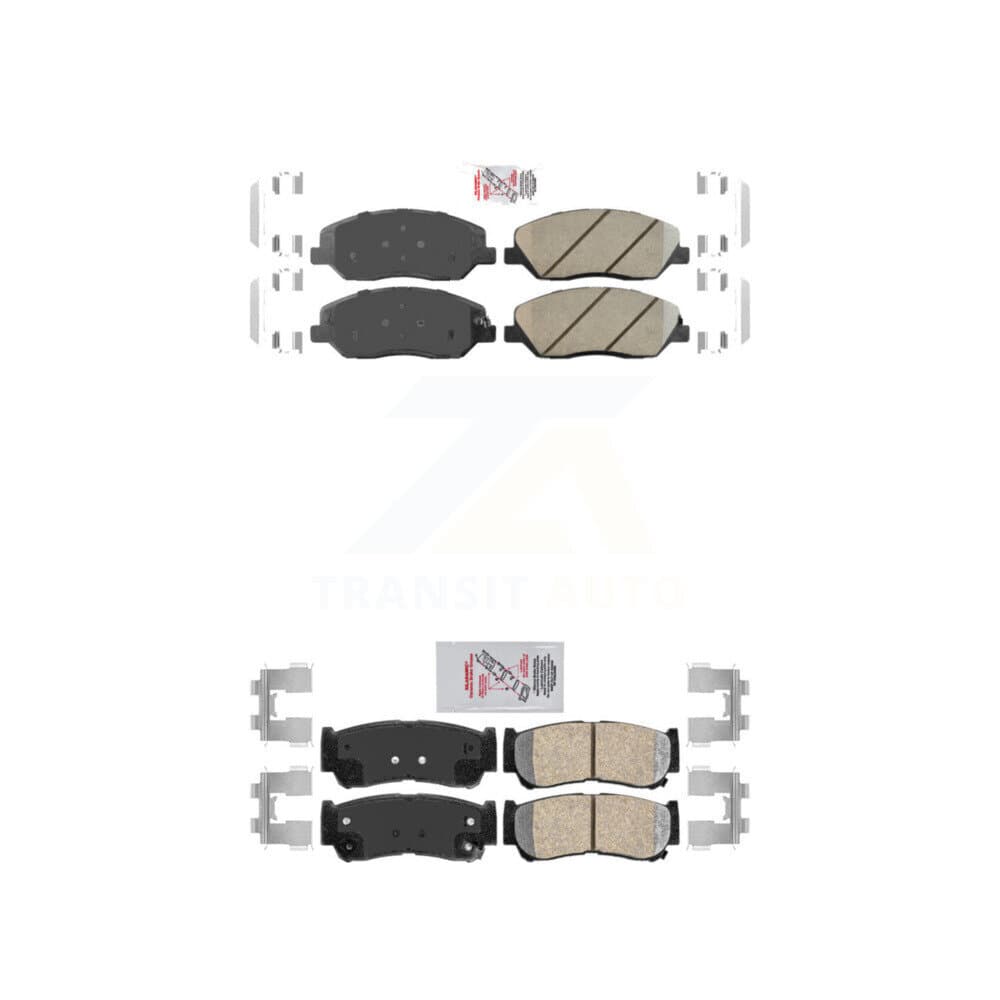 AmeriBRAKES - KNF-101397 - Front and Rear Disc Brake Pad Kits image 1