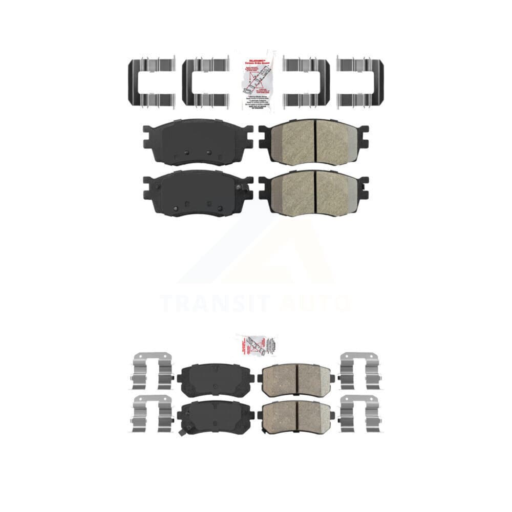 AmeriBRAKES - KNF-101403 - Front and Rear Disc Brake Pad Kits image 1