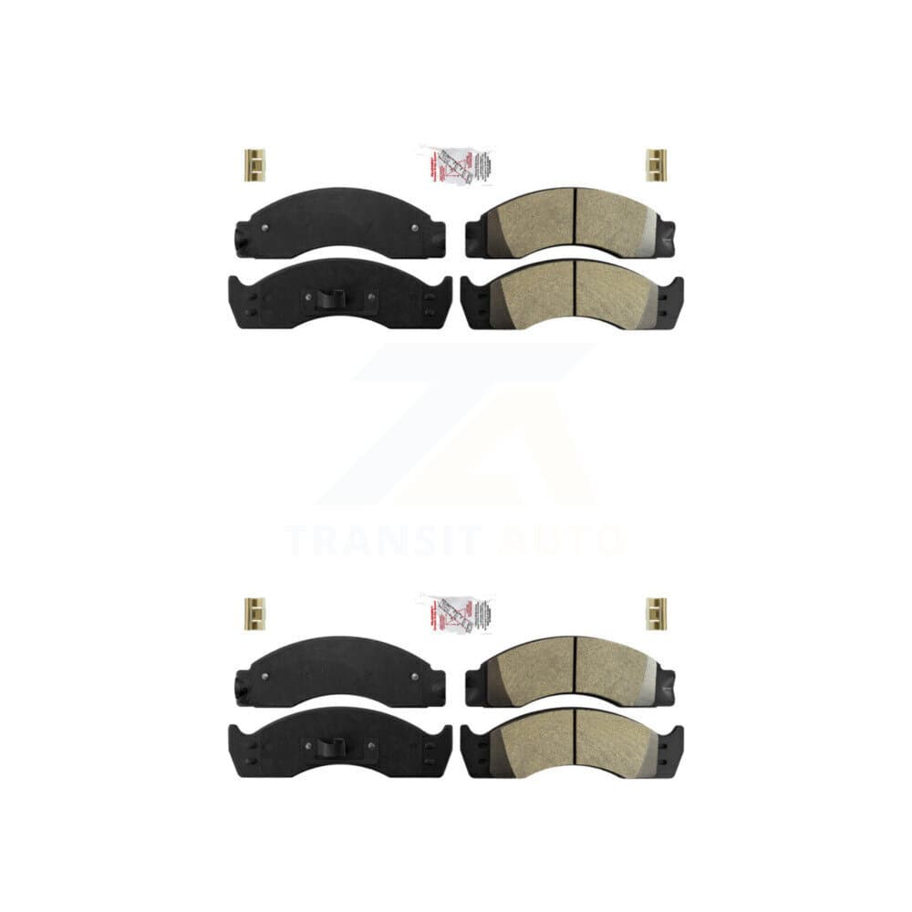 AmeriBRAKES - KNF-101426 - Front and Rear Disc Brake Pad Kits image 1