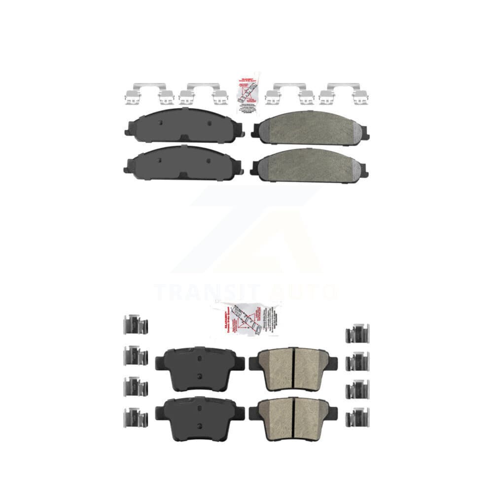 AmeriBRAKES - KNF-101459 - Front and Rear Disc Brake Pad Kits image 1