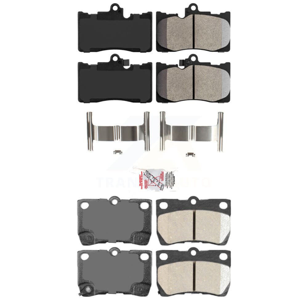 AmeriBRAKES - KNF-101464 - Front and Rear Disc Brake Pad Kits image 1