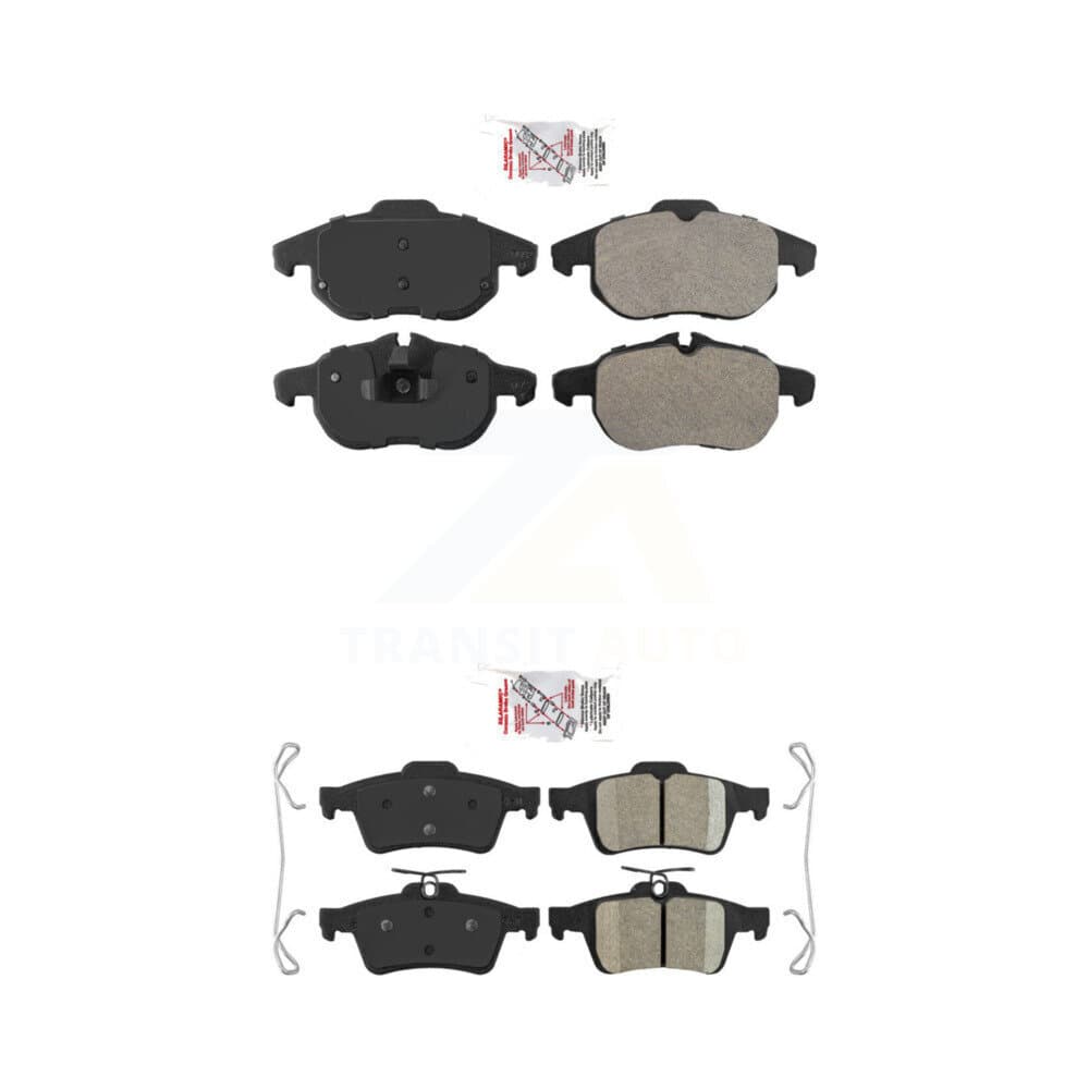 AmeriBRAKES - KNF-101475 - Front and Rear Disc Brake Pad Kits image 1