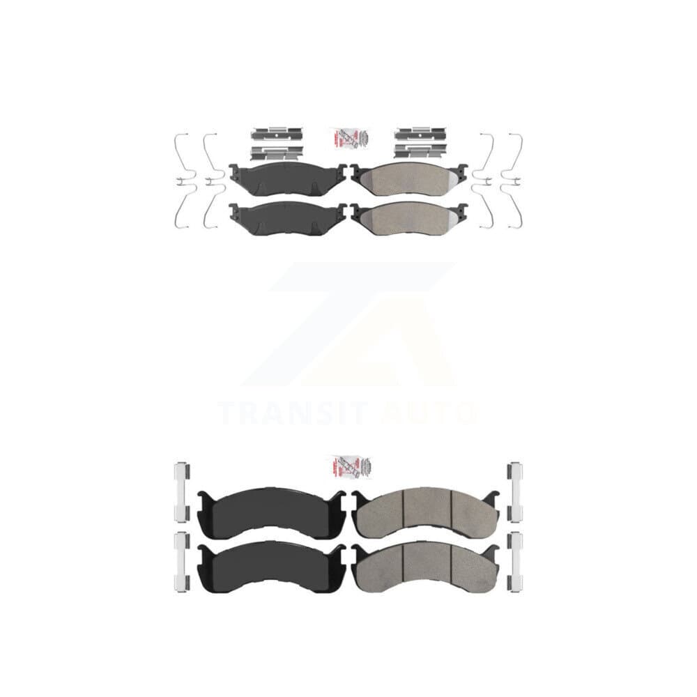 AmeriBRAKES - KNF-101569 - Front and Rear Disc Brake Pad Kits image 1
