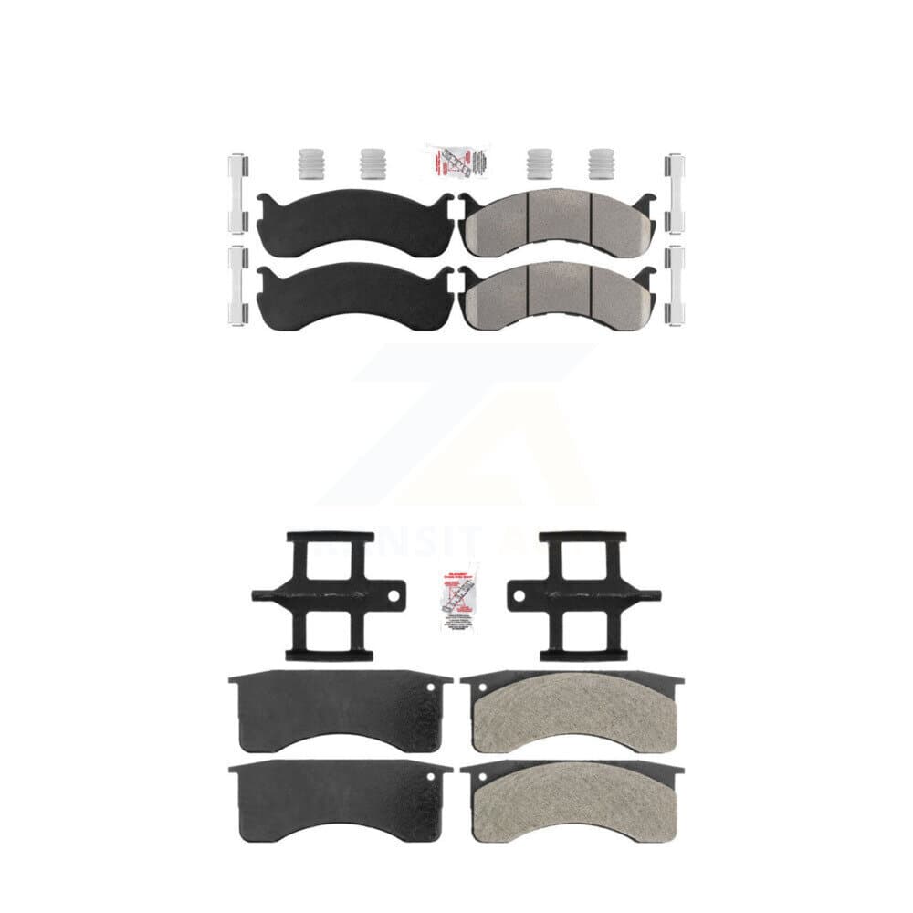 AmeriBRAKES - KNF-101584 - Front and Rear Disc Brake Pad Kits image 1