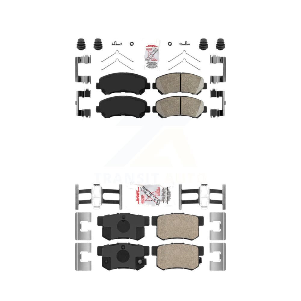 AmeriBRAKES - KNF-101603 - Front and Rear Disc Brake Pad Kits image 1