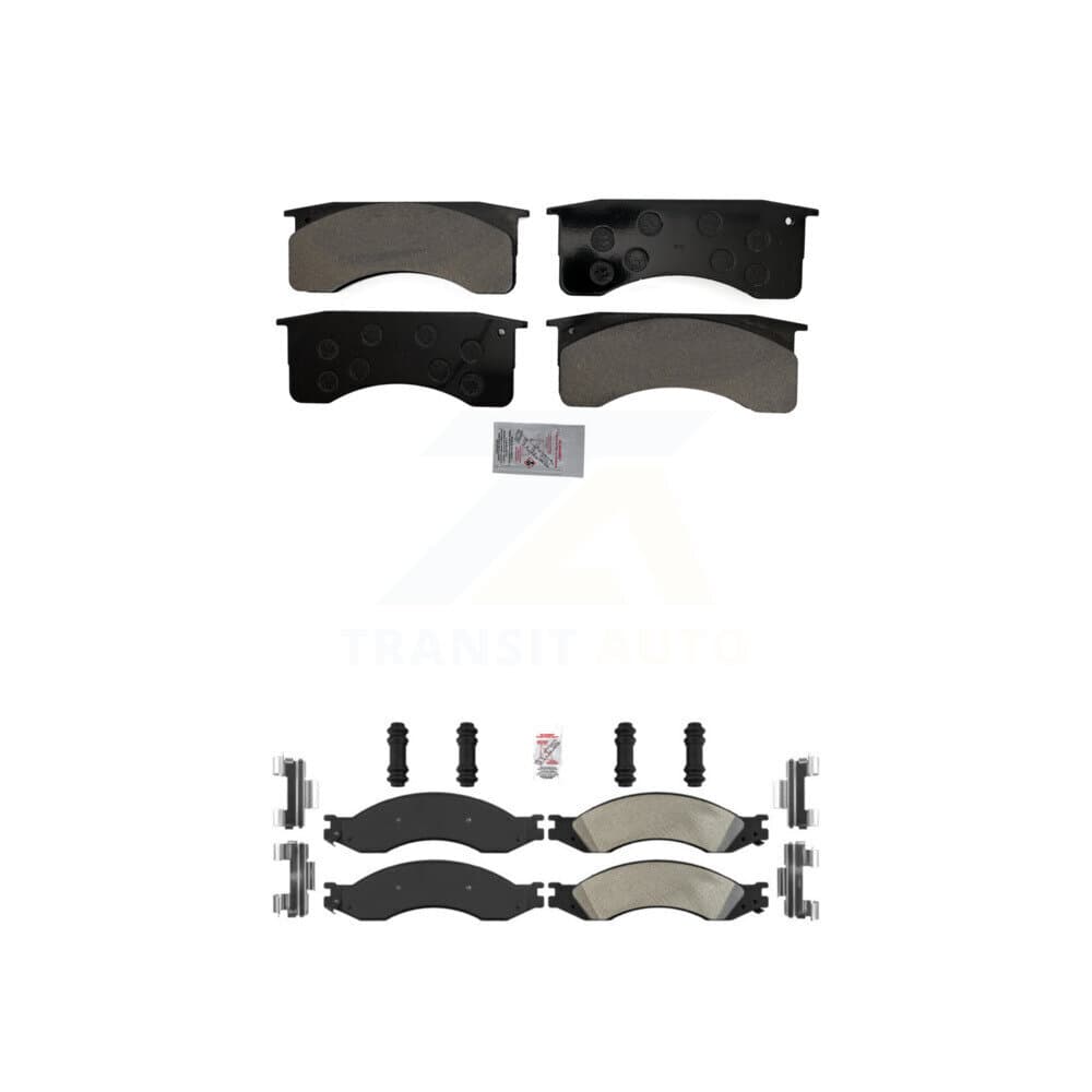 AmeriBRAKES - KNF-101636 - Front and Rear Disc Brake Pad Kits image 1