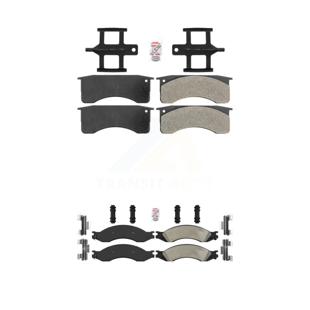 AmeriBRAKES - KNF-101638 - Front and Rear Disc Brake Pad Kits image 1