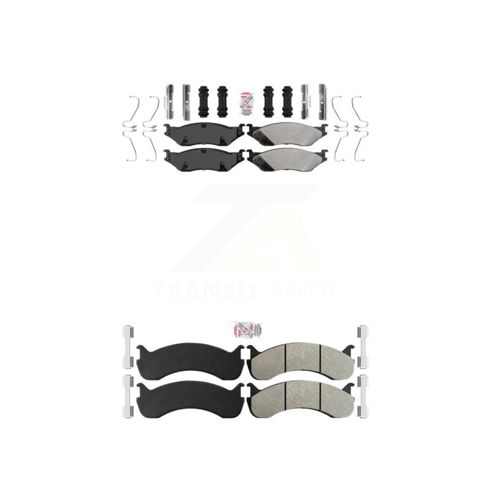 AmeriBRAKES - KNF-101650 - Front and Rear Disc Brake Pad Kits image 1