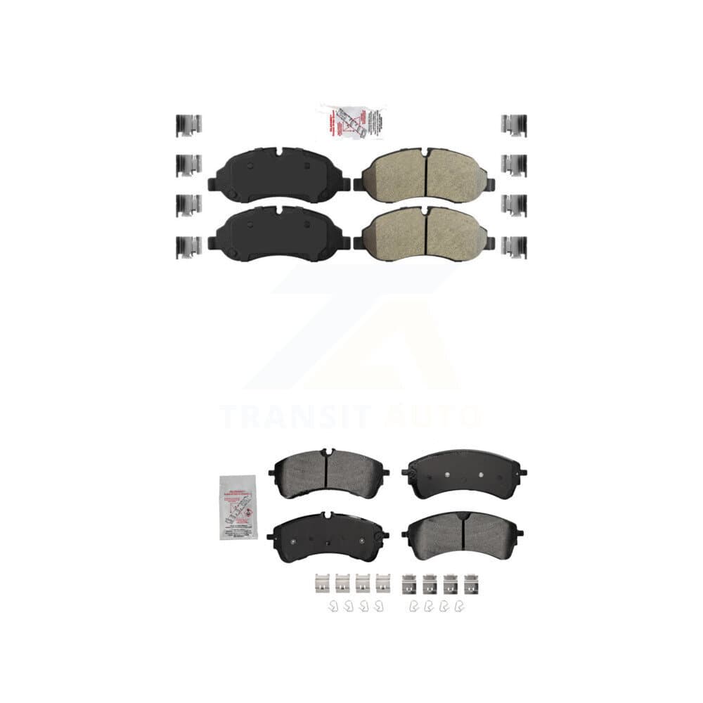 AmeriBRAKES - KNF-101688 - Front and Rear Disc Brake Pad Kits image 1