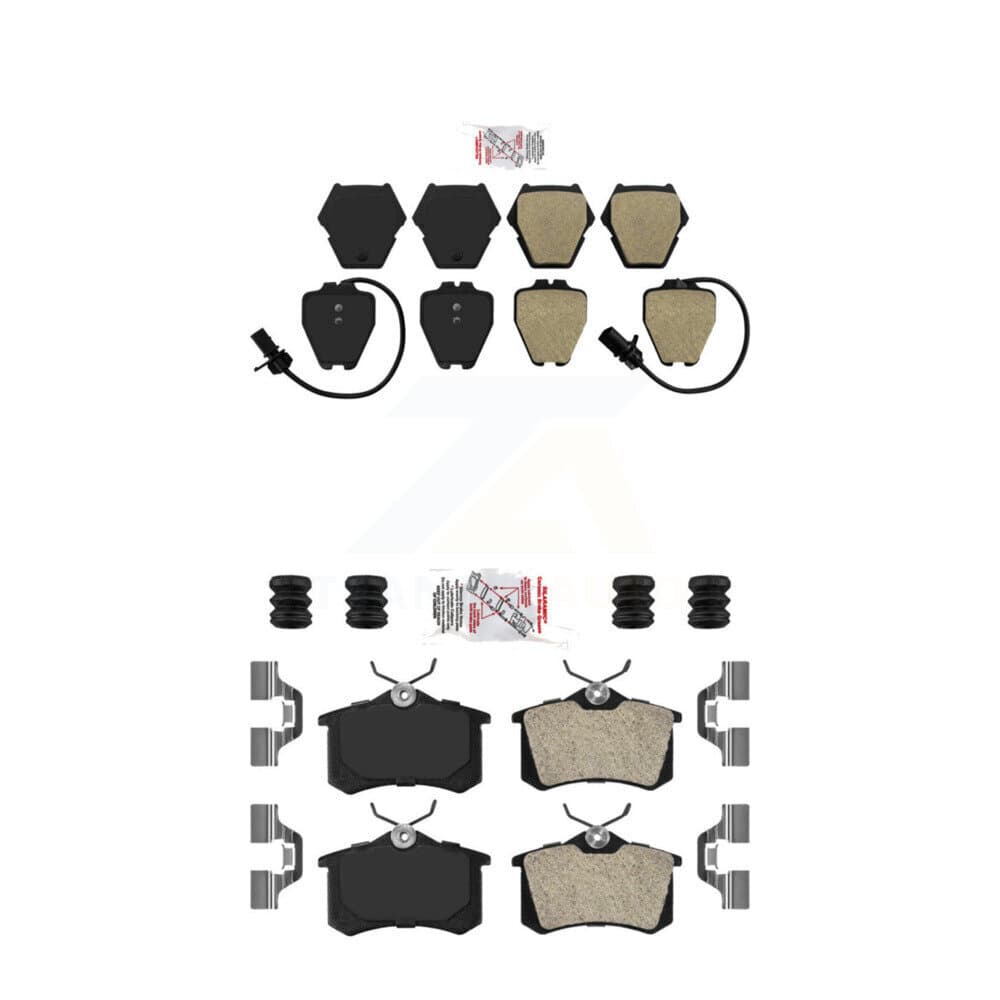 AmeriBRAKES - KNF-101691 - Front and Rear Disc Brake Pad Kits image 1