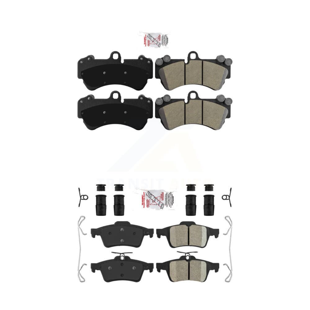 AmeriBRAKES - KNF-101719 - Front and Rear Disc Brake Pad Kits image 1