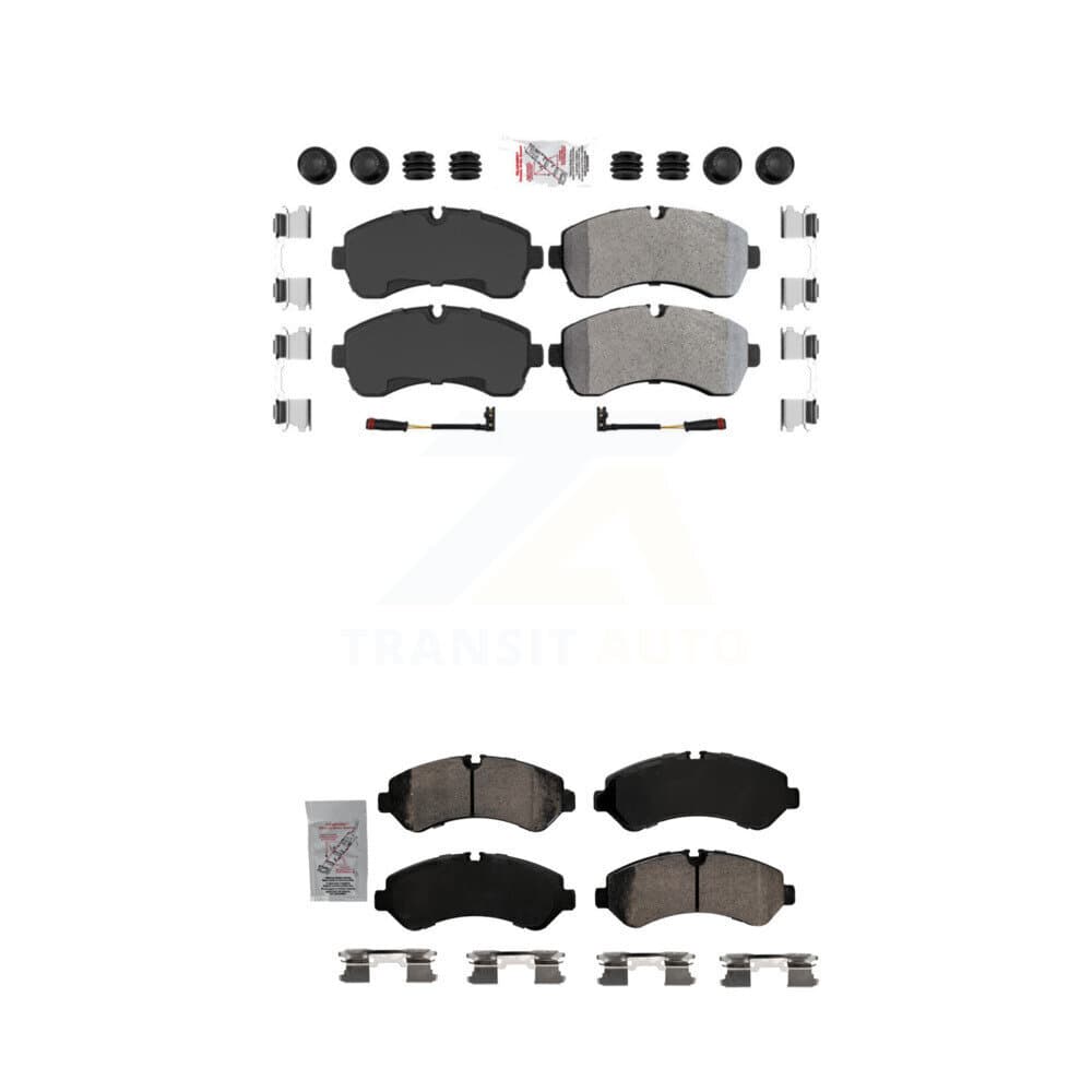 AmeriBRAKES - KNF-101758 - Front and Rear Disc Brake Pad Kits image 1