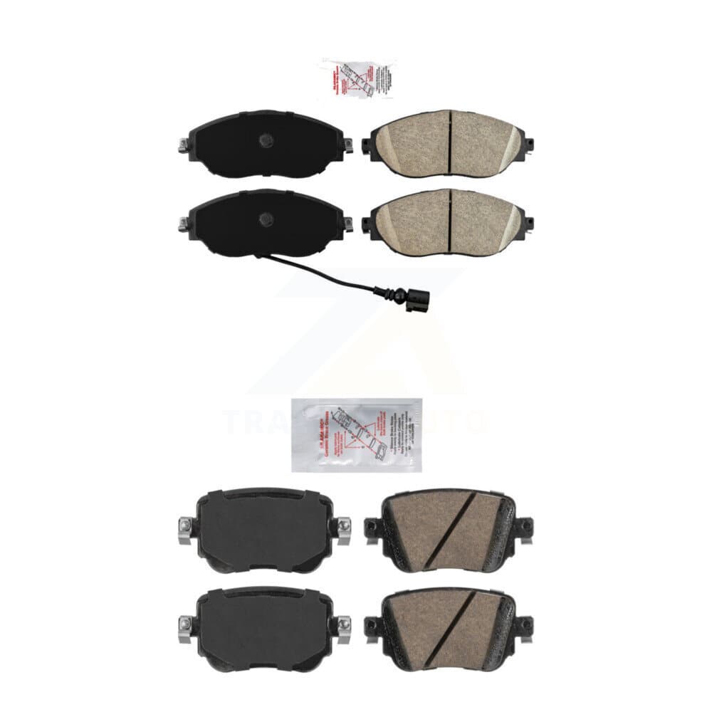 AmeriBRAKES - KNF-101769 - Front and Rear Disc Brake Pad Kits image 1