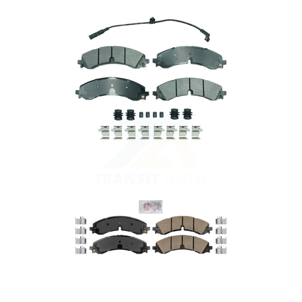 AmeriBRAKES - KNF-101852 - Front and Rear Disc Brake Pad Kits image 1