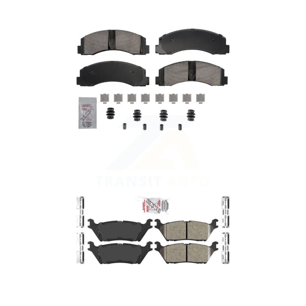 AmeriBRAKES - KNF-101859 - Front and Rear Disc Brake Pad Kits image 1