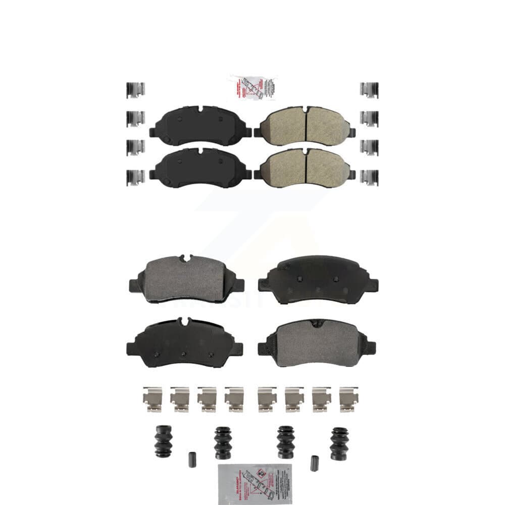 AmeriBRAKES - KNF-101871 - Front and Rear Disc Brake Pad Kits image 1