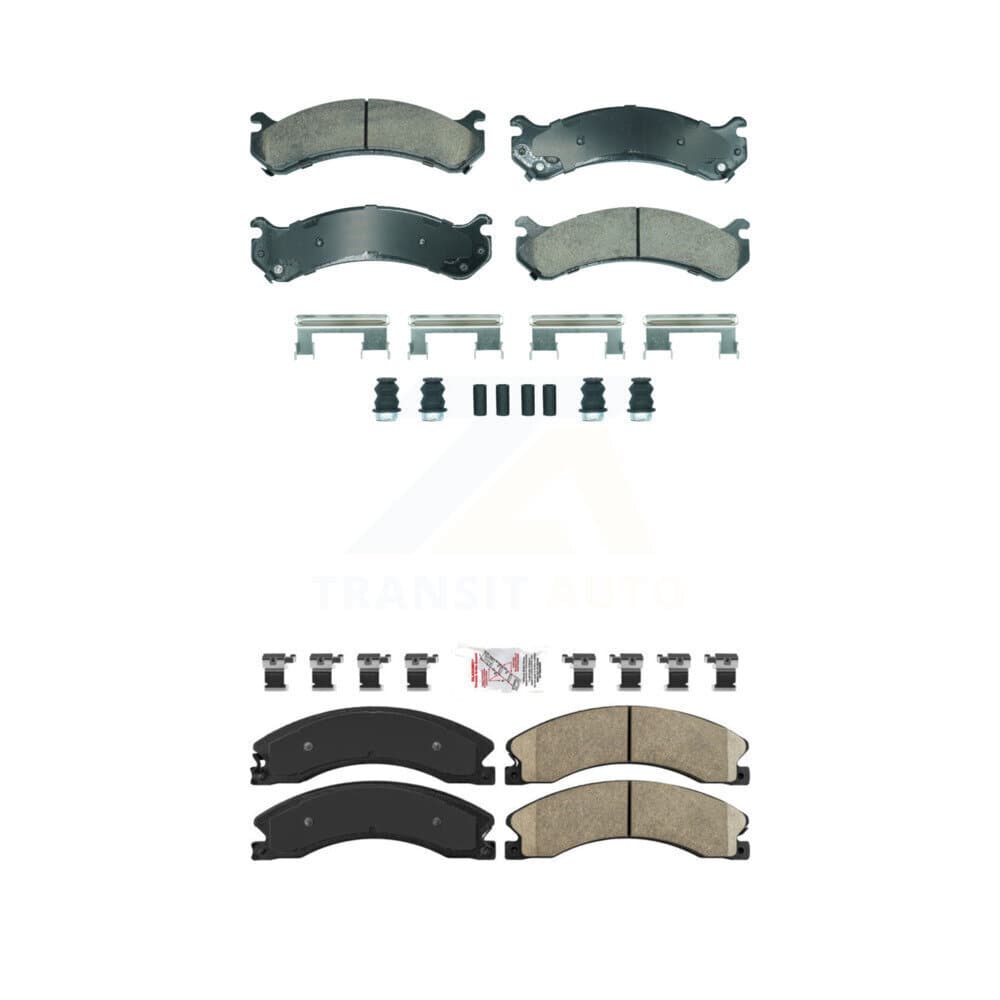 AmeriBRAKES - KNF-101885 - Front and Rear Disc Brake Pad Kits image 1