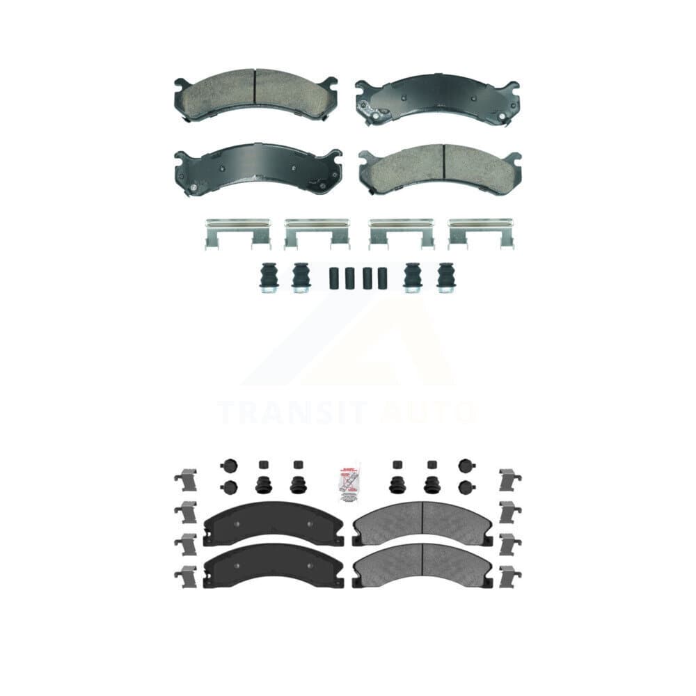 AmeriBRAKES - KNF-101886 - Front and Rear Disc Brake Pad Kits image 1