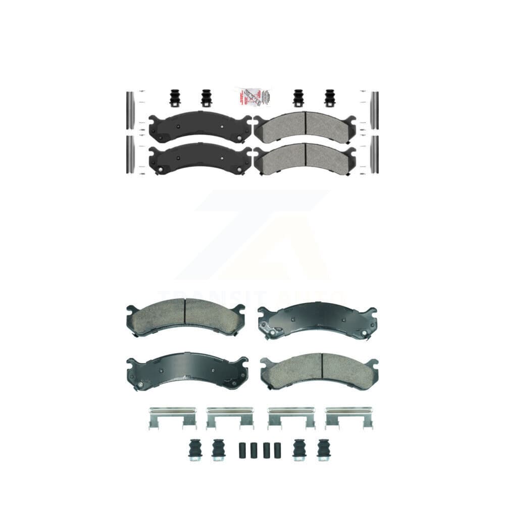 AmeriBRAKES - KNF-101890 - Front and Rear Disc Brake Pad Kits image 1
