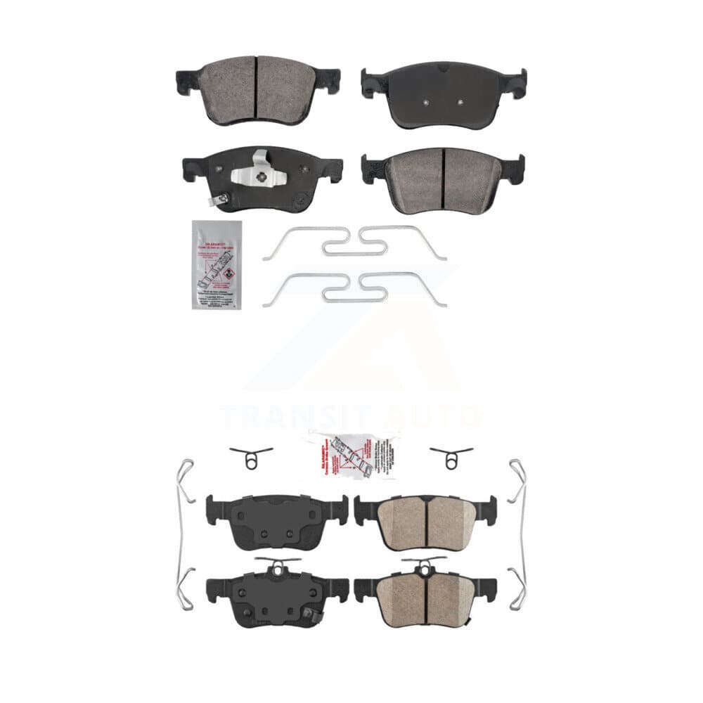 AmeriBRAKES - KNF-101913 - Front and Rear Disc Brake Pad Kits image 1